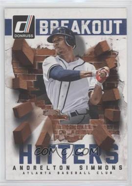 2014 Panini Donruss - Breakout Hitters #26 - Andrelton Simmons