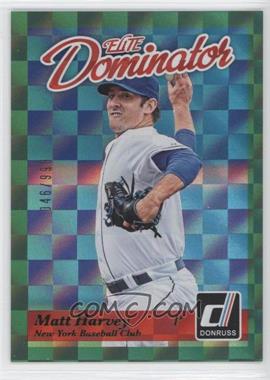 2014 Panini Donruss - Elite Dominator Series 1 #6 - Matt Harvey /999