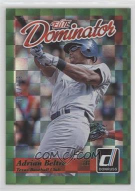 2014 Panini Donruss - Elite Dominator Series 2 #1 - Adrian Beltre /999