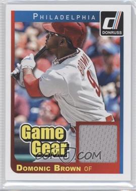 2014 Panini Donruss - Game Gear #39 - Domonic Brown