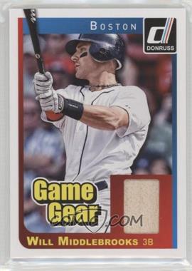 2014 Panini Donruss - Game Gear #46 - Will Middlebrooks