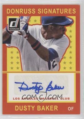 2014 Panini Donruss - Signatures #DB - Dusty Baker