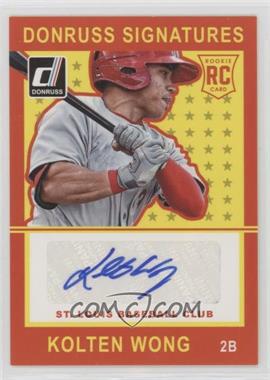 2014 Panini Donruss - Signatures #KW - Kolten Wong