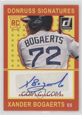 2014 Panini Donruss - Signatures #XB - Xander Bogaerts