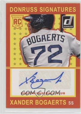 2014 Panini Donruss - Signatures #XB - Xander Bogaerts