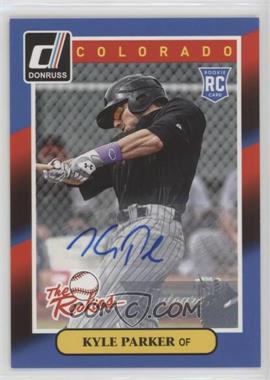 2014 Panini Donruss - The Rookies - Box Set Signatures Series #56 - Kyle Parker