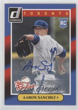 2014 Panini Donruss - The Rookies - Box Set Signatures Series #96 - Aaron Sanchez