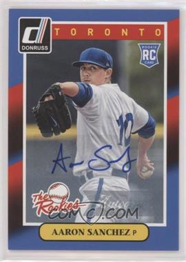 2014 Panini Donruss - The Rookies - Box Set Signatures Series #96 - Aaron Sanchez