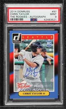 2014 Panini Donruss - The Rookies - Box Set Signatures Series #97 - Chris Taylor [PSA 9 MINT]