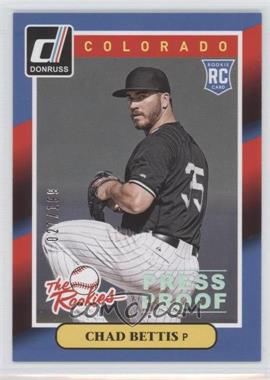 2014 Panini Donruss - The Rookies - Press Proof Silver #35 - Chad Bettis /199