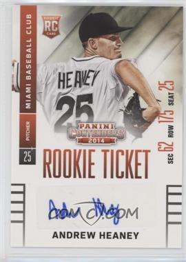 2014 Panini Donruss - The Rookies Box Set Contenders Rookie Tickets - Autographs #9 - Andrew Heaney