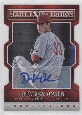 2014 Panini Elite Extra Edition - [Base] - Inspirations Die-Cut Signatures #32 - Drew Van Orden /100