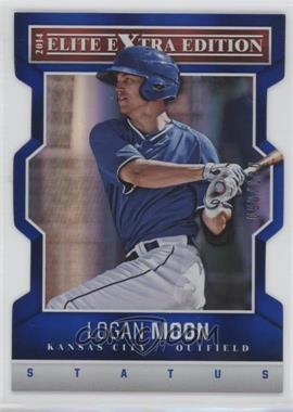 2014 Panini Elite Extra Edition - [Base] - Status Blue Die-Cut #11 - Logan Moon /100