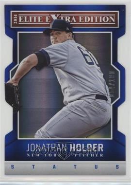 2014 Panini Elite Extra Edition - [Base] - Status Blue Die-Cut #13 - Jonathan Holder /100