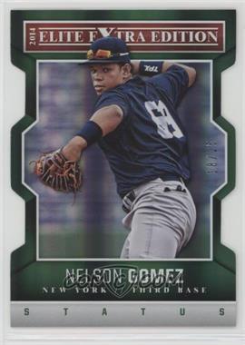 2014 Panini Elite Extra Edition - [Base] - Status Emerald Die-Cut #98 - Nelson Gomez /25