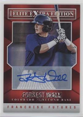 2014 Panini Elite Extra Edition - Franchise Futures Signatures #5 - Forrest Wall /399