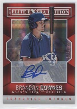 2014 Panini Elite Extra Edition - Franchise Futures Signatures #9 - Brandon Downes /799