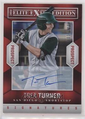 2014 Panini Elite Extra Edition - Prospects - Autographs #13 - Trea Turner /449