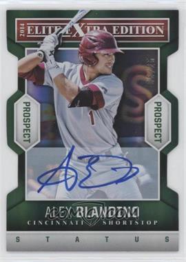 2014 Panini Elite Extra Edition - Prospects - Status Emerald Die-Cut Signatures #29 - Alex Blandino /25