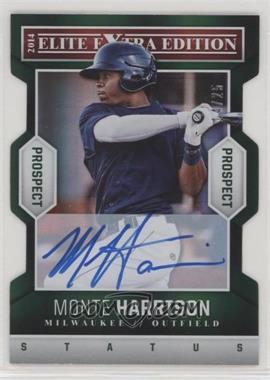 2014 Panini Elite Extra Edition - Prospects - Status Emerald Die-Cut Signatures #83 - Monte Harrison /25