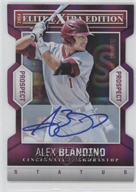 2014 Panini Elite Extra Edition - Prospects - Status Purple Die-Cut Signatures #29 - Alex Blandino /75