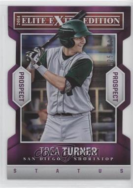 2014 Panini Elite Extra Edition - Prospects - Status Purple Die-Cut #13 - Trea Turner /150