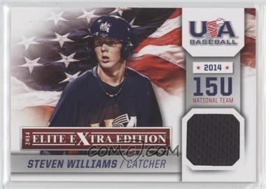 2014 Panini Elite Extra Edition - USA Baseball 15U - Game Jerseys #4 - Steven Williams