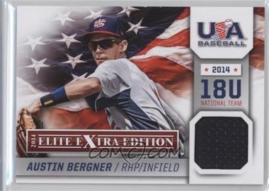 2014 Panini Elite Extra Edition - USA Baseball 18U - Game Jerseys #15 - Austin Bergner