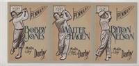 Byron Nelson, Walter Hagen, Bobby Jones