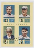 Casey Stengel, Connie Mack, Kid Gleason, John McGraw