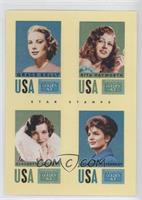 Claudette Colbert, Grace Kelly, Jacqueline Kennedy, Rita Hayworth