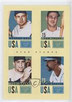 George Kell, Tom Tresh, Yogi Berra, Willie Horton