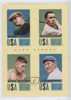 Bobby Jones, Gene Tunney, Jim Thorpe, Walter Hagen