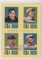 Cy Young, Joe Jackson, Christy Mathewson, Zack Wheat