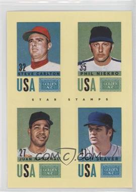 2014 Panini Golden Age - Star Stamps #6 - Steve Carlton, Tom Seaver, Juan Marichal, Phil Niekro