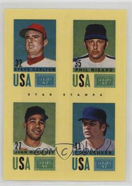 2014 Panini Golden Age - Star Stamps #6 - Steve Carlton, Tom Seaver, Juan Marichal, Phil Niekro