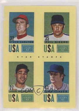 2014 Panini Golden Age - Star Stamps #6 - Steve Carlton, Tom Seaver, Juan Marichal, Phil Niekro