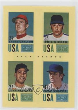 2014 Panini Golden Age - Star Stamps #6 - Steve Carlton, Tom Seaver, Juan Marichal, Phil Niekro