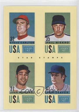 2014 Panini Golden Age - Star Stamps #6 - Steve Carlton, Tom Seaver, Juan Marichal, Phil Niekro