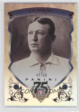 2014 Panini Hall of Fame - Blue Shield - Red #7 - Cy Young /50