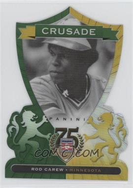 2014 Panini Hall of Fame - Crusades - Green Die-Cut #69 - Rod Carew /5