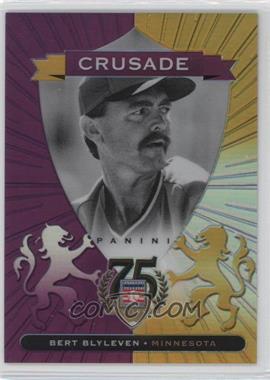 2014 Panini Hall of Fame - Crusades - Purple #96 - Bert Blyleven /50