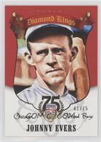 Johnny Evers #/75