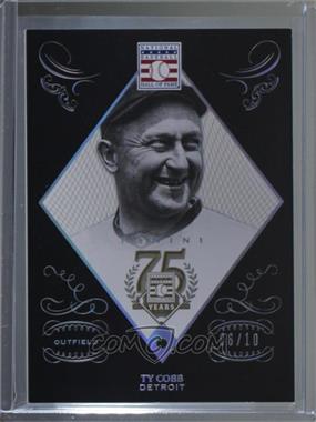 2014 Panini Hall of Fame - Hall of Fame 75th Anniversary - Emerald #51 - Ty Cobb /10