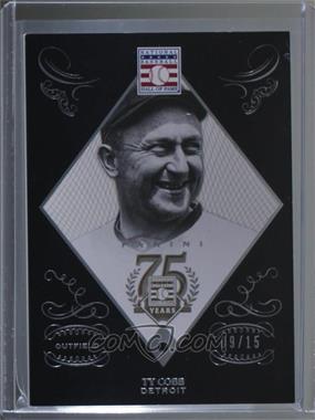 2014 Panini Hall of Fame - Hall of Fame 75th Anniversary - Sapphire #51 - Ty Cobb /15