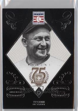 2014 Panini Hall of Fame - Hall of Fame 75th Anniversary - Sapphire #51 - Ty Cobb /15