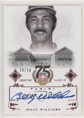 2014 Panini Hall of Fame - Signatures - Red #74 - Billy Williams /50