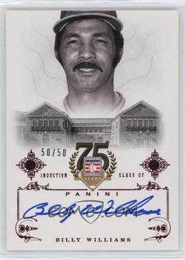 2014 Panini Hall of Fame - Signatures - Red #74 - Billy Williams /50
