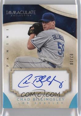 2014 Panini Immaculate Collection - Autographs - Blue #44 - Chad Billingsley /10