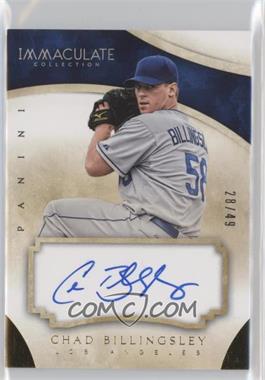 2014 Panini Immaculate Collection - Autographs #44 - Chad Billingsley /49